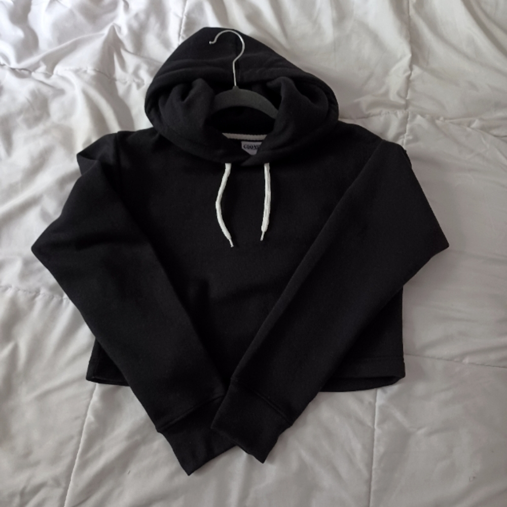 Boohoo Oversized Cropped Hoodie